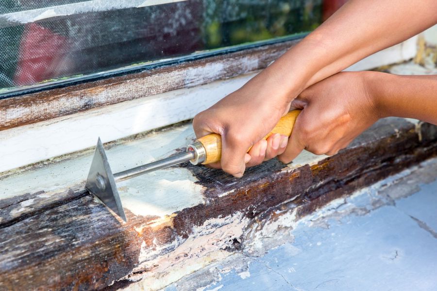 Saffas Painting LLC wood rot repair